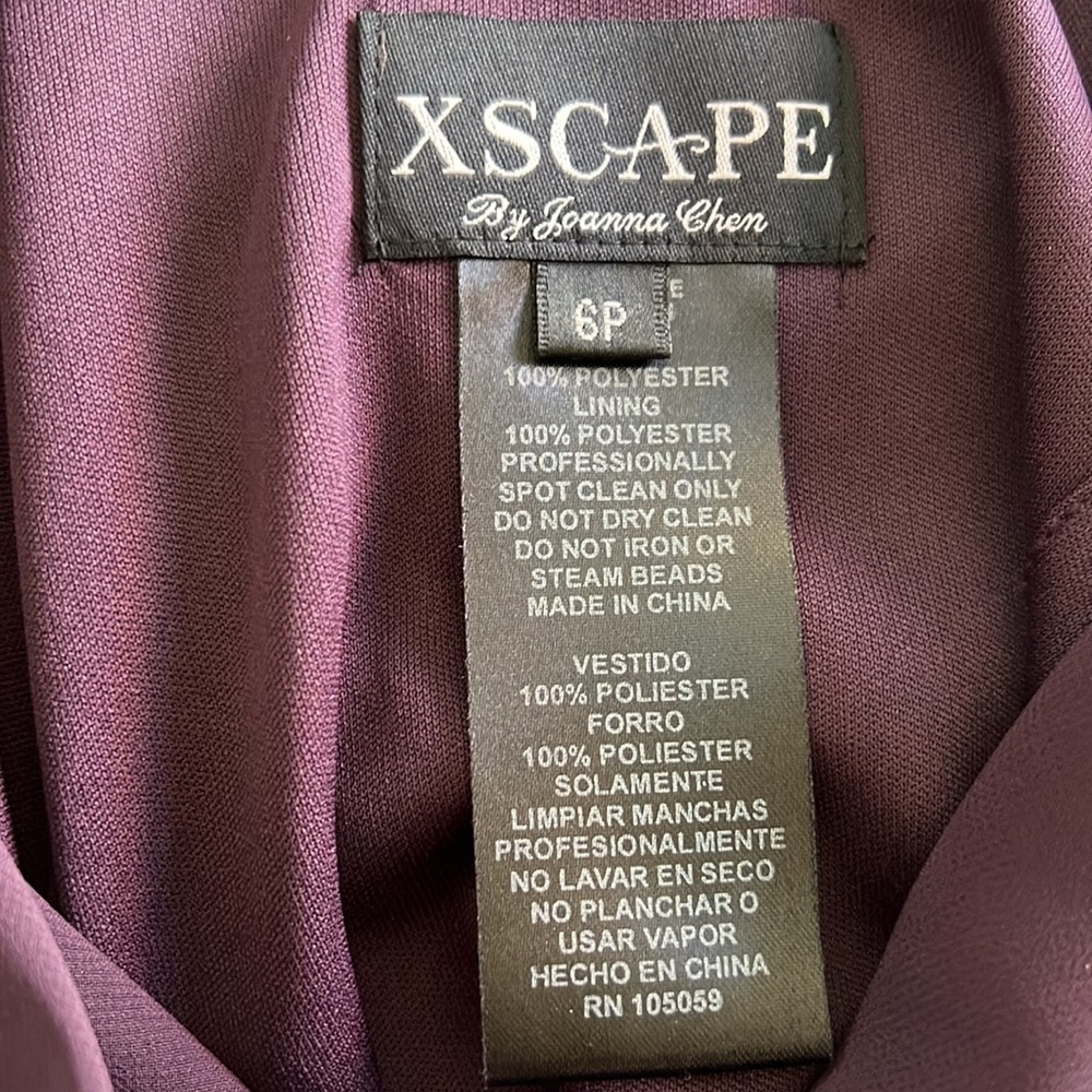 Purple formal dress, great for parties and events - Picture 3 of 3
